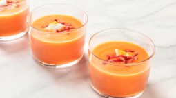 Vasitos de crema de calabaza