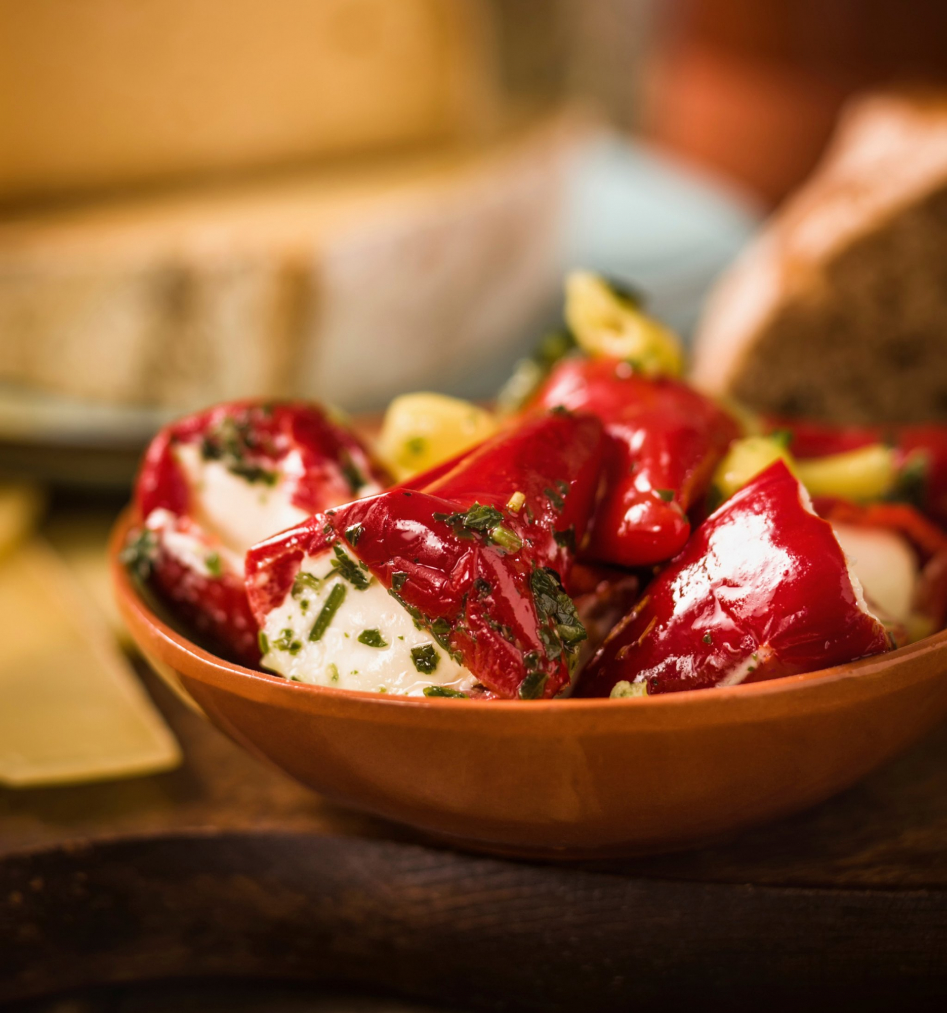 La receta de pimientos rellenos que harás en un santiamén