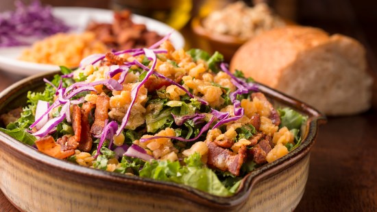 Ensalada de lombarda y lentejas