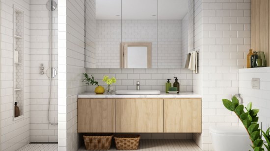 claves para que los baños pequeños parezcan más grandes visualmente