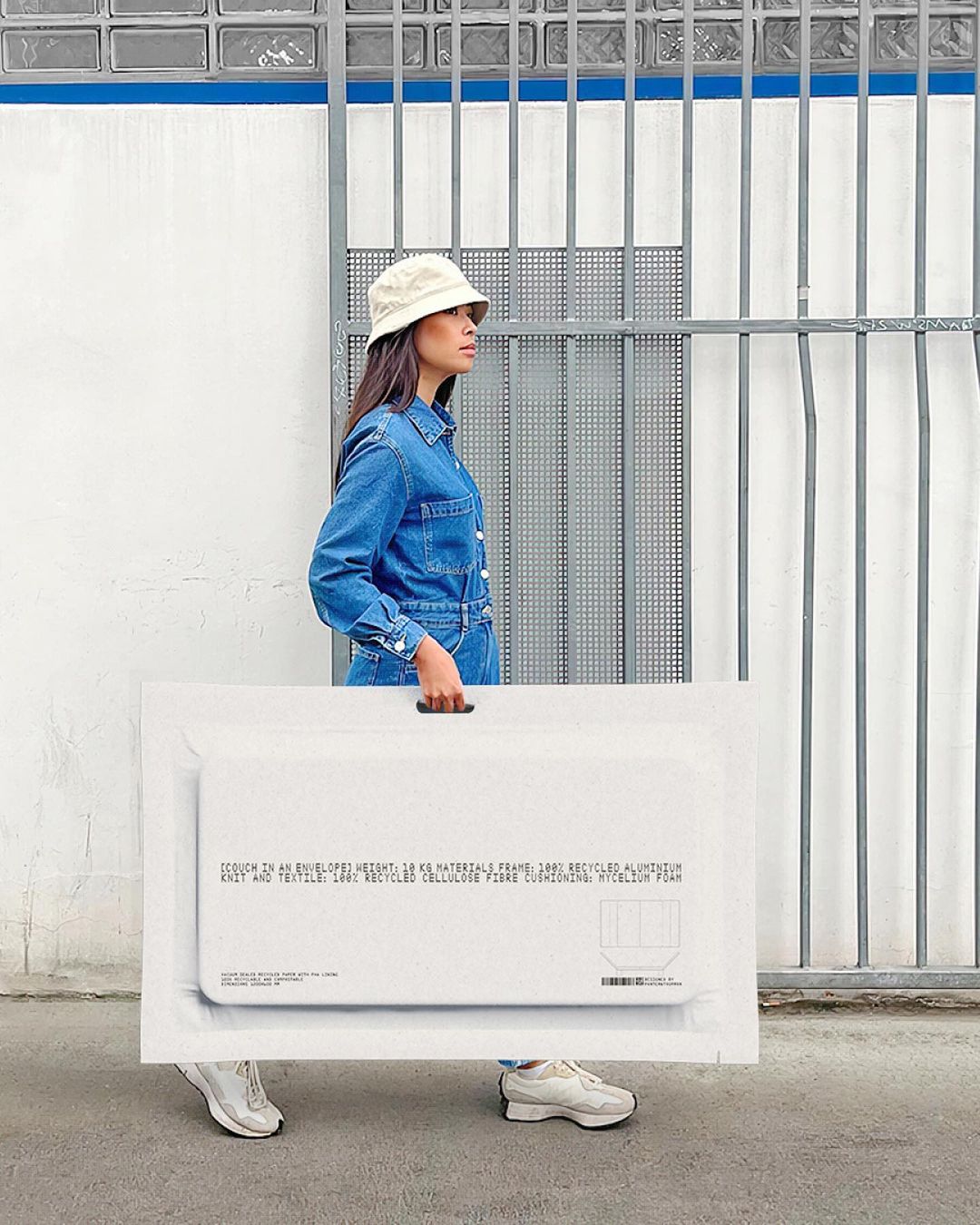 Sofá que cabe en un sobre