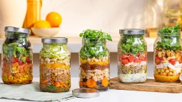 Cinco recetas de ensaladas en bote