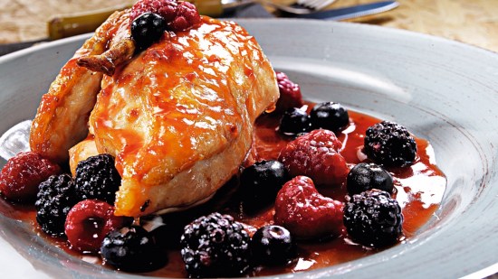 ‘MAGRET’ DE PATO CON FRUTAS