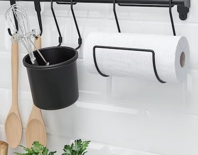 Riel para almacenar en cocina de Ikea