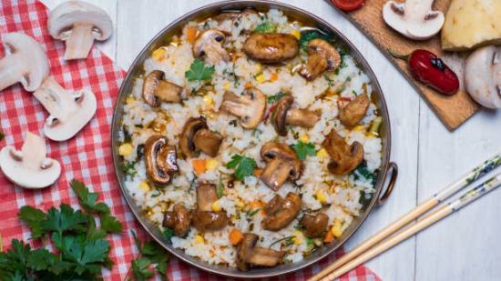 Arroz con setas - Imagen: iStock