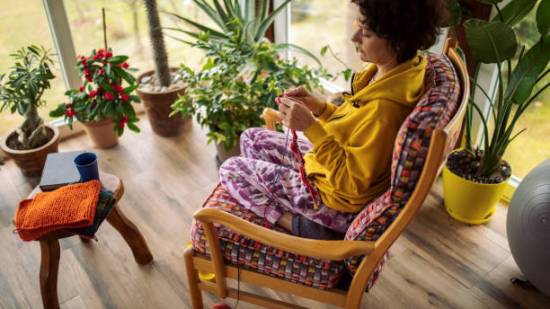 Así puedes aprender a tejer a crochet una manta en zigzag