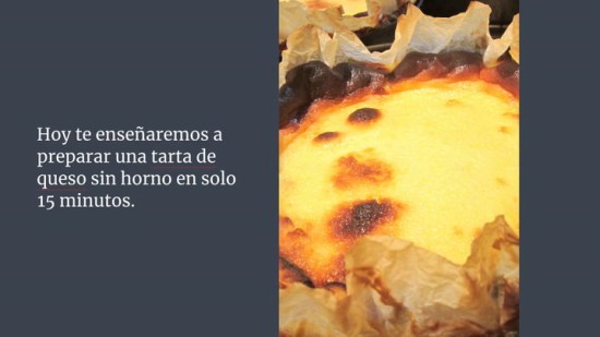 Tarta de queso fácil y rápida