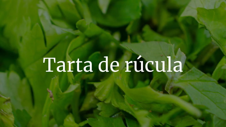 Tarta de rúcula