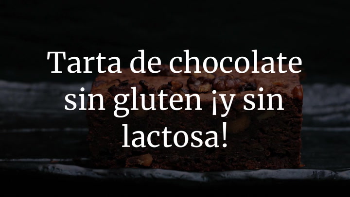 Tarta de chocolate sin gluten ¡y sin lactosa!