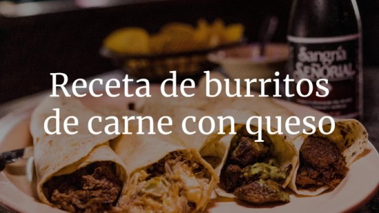Burritos De Carne Con Queso
