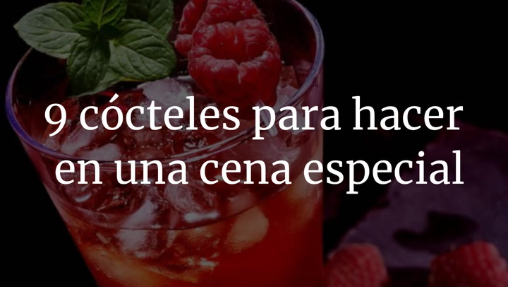 9 cócteles para una cena especial