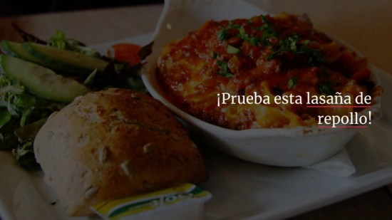 Lasaña de repollo