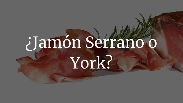 Jamón serrano o york, ¿cuál es mejor?