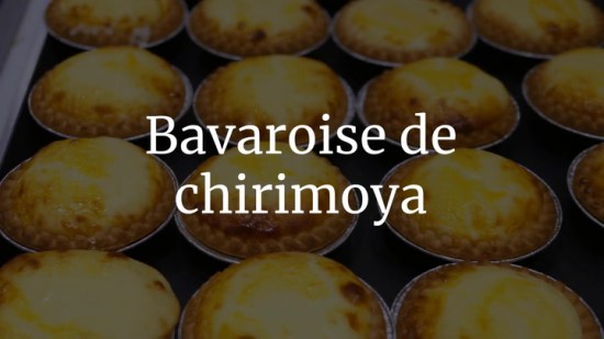 Bavaroise de chirimoya