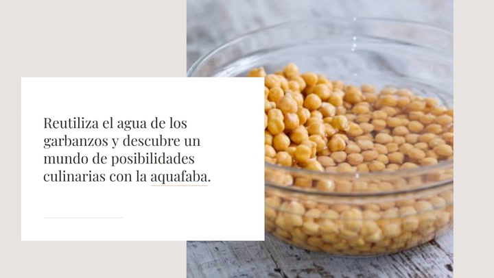 ¡No tires el agua de los garbanzos! Esto es lo que puedes cocinar con ella