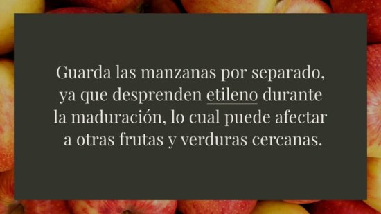 Trucos que funcionan para conservar manzanas en casa