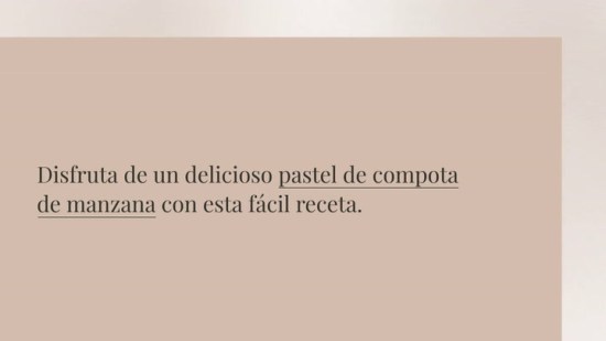 Así se prepara un pastel de compota de manzana