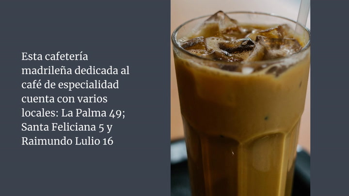 La ruta de los mejores 'iced latte' de Madrid que querrás descubrir este verano