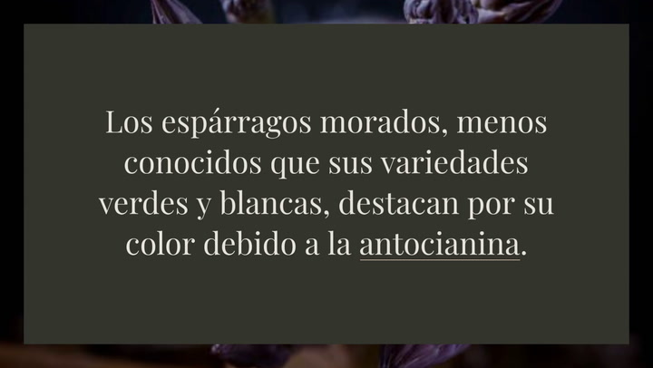 Todo lo que tienes que saber sobre el espárrago morado