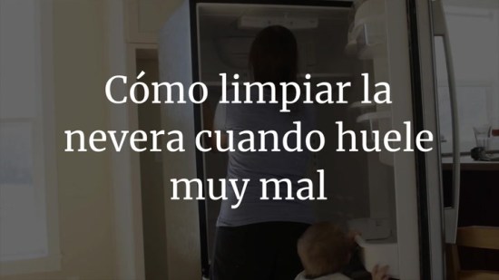 Cómo limpiar la nevera cuando huele muy mal