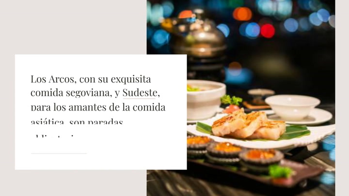 Las mejores zonas de restaurantes de Madrid