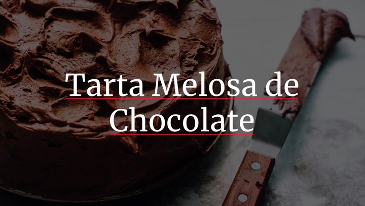 Tarta Melosa De Chocolate