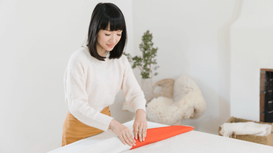 Marie Kondo, envolviendo con un furokhisi