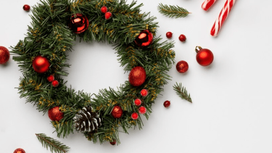 corona de navidad Kenay