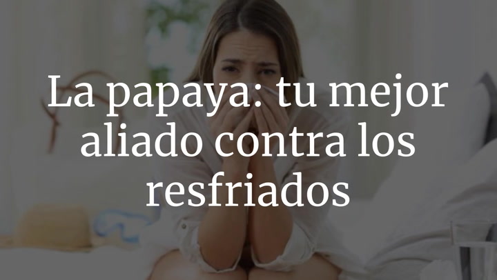 La papaya: tu mejor aliado contra los resfriados. ¡Una bomba de vitamina C!