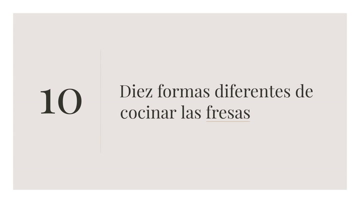 10 formas diferentes de cocinar las fresas