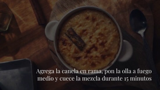 Crema De Arroz Con Leche