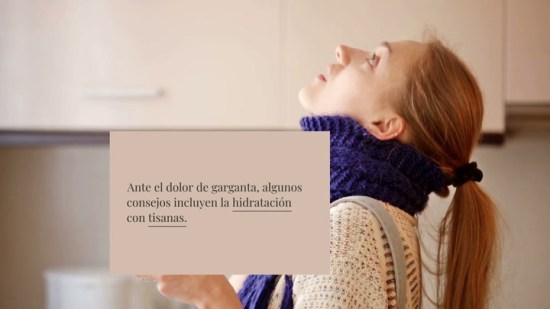 ¿Qué puedes hacer contra el dolor de garganta?