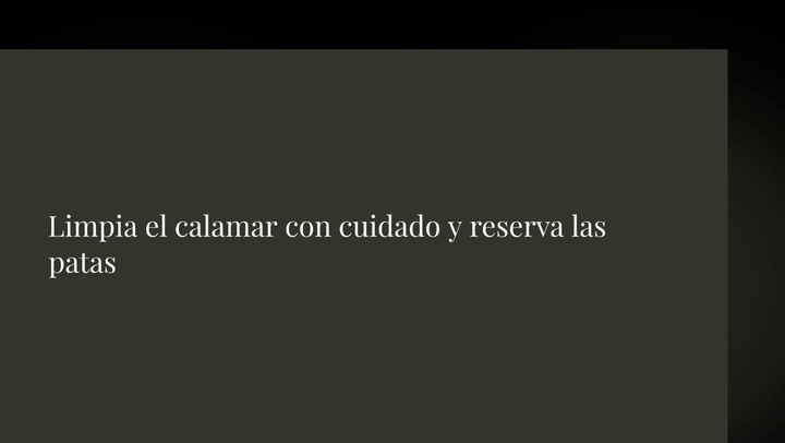 Calamares Relleno De Verduras