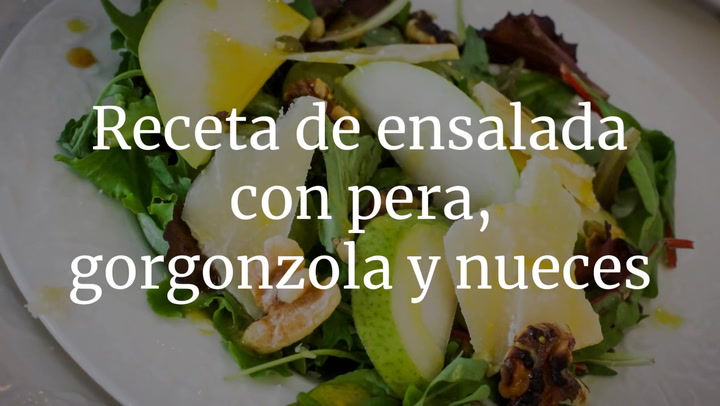 Ensalada Con Pera Gorgonzola Y Nueces