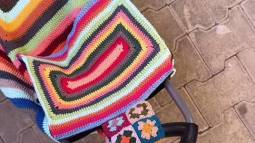 Carro de la compra de crochet