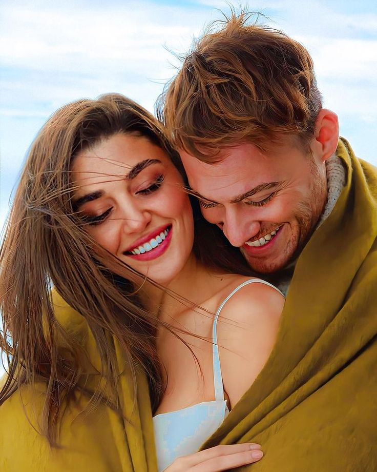 Hande Erçel y Kerem Bürsin.