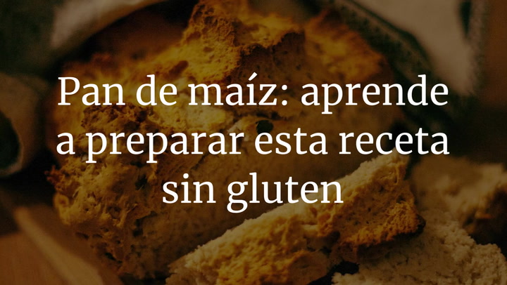 Pan de maíz sin gluten