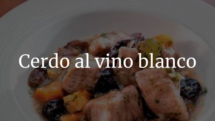 Cerdo Al Vino Blanco