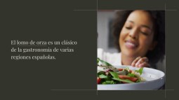 La Receta De Lomo De Orza Con Ajilim Jil