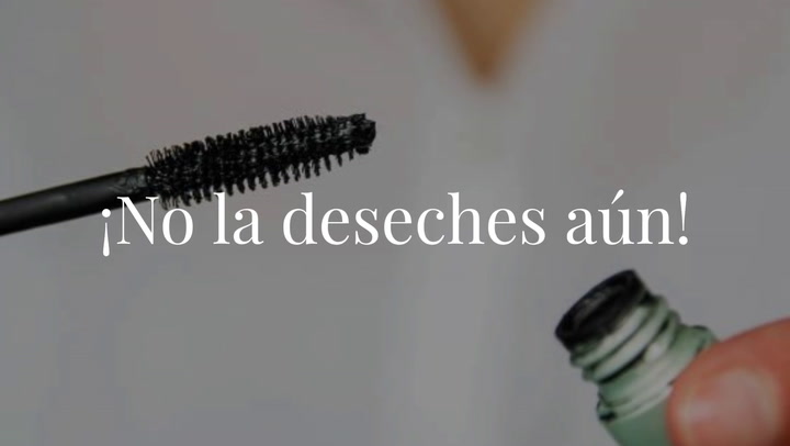 ¿Se ha secado tu máscara de pestañas? Todavía puedes aprovecharla con este truco.