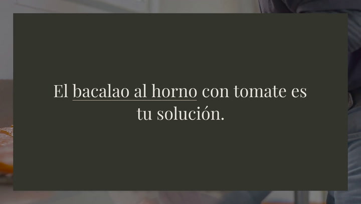 Bacalao Al Horno Con Tomate