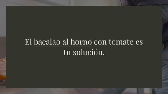 Bacalao Al Horno Con Tomate