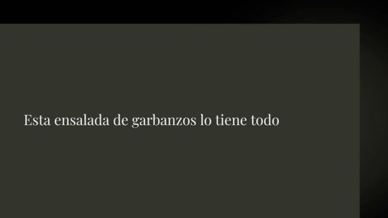 Ensalada De Garbanzos La Mejor Manera De