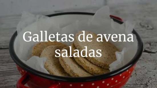 Galletas De Avena Saladas