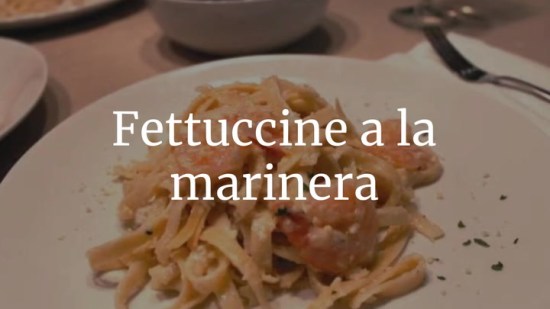 'Fettuccine' a la marinera