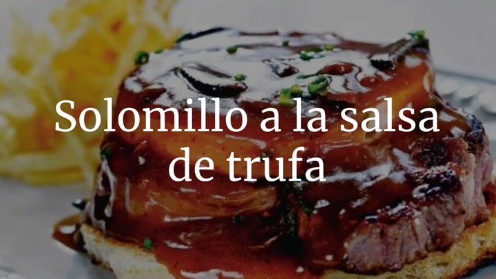 Solomillo A La Salsa De Trufa