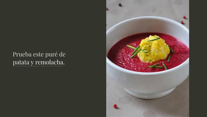 Pur De Patata Y Remolacha