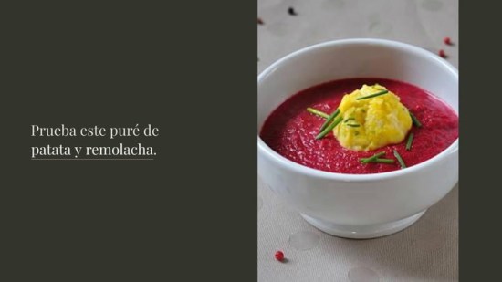 Pur De Patata Y Remolacha