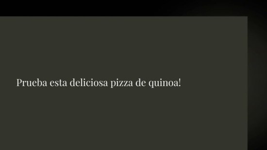 Pizza De Quinoa Sin Gluten
