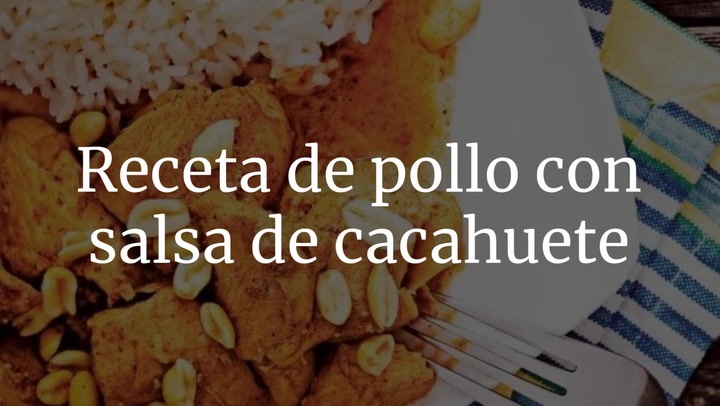 Pollo Con Salsa De Cacahuete